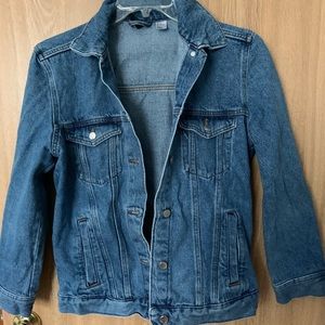 Oversized denim jacket
